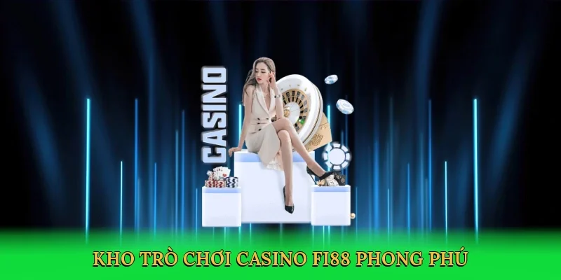 Kho trò chơi casino FI88 phong phú